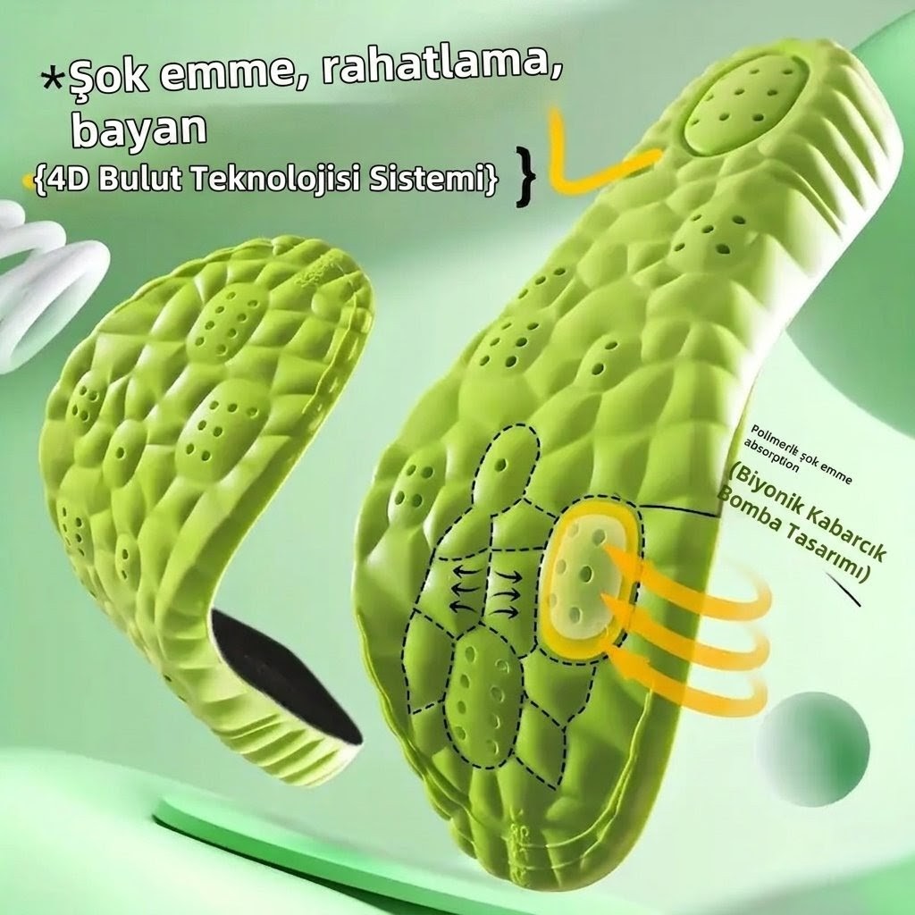 Aura Step S01 Ortopedik Tabanlık – Şok Emici